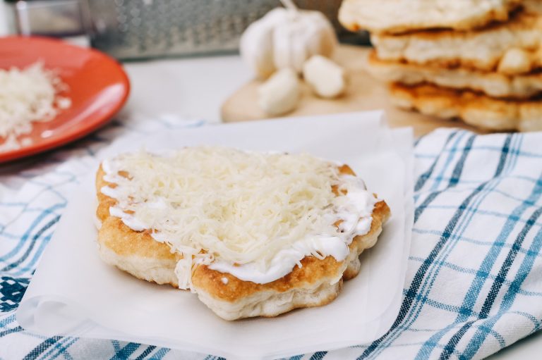 Scone with cheese and sour cream